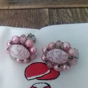 Vintage Costume Jewelry earrings made in Japan